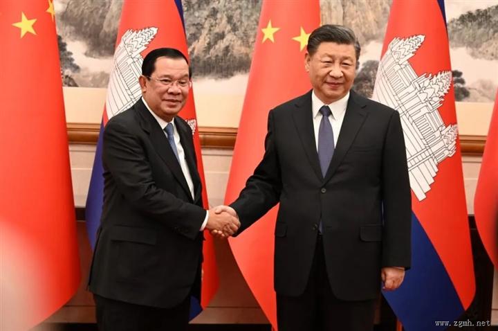 习近平会见洪森首相！鼓励中企赴柬投资，优先增加中柬