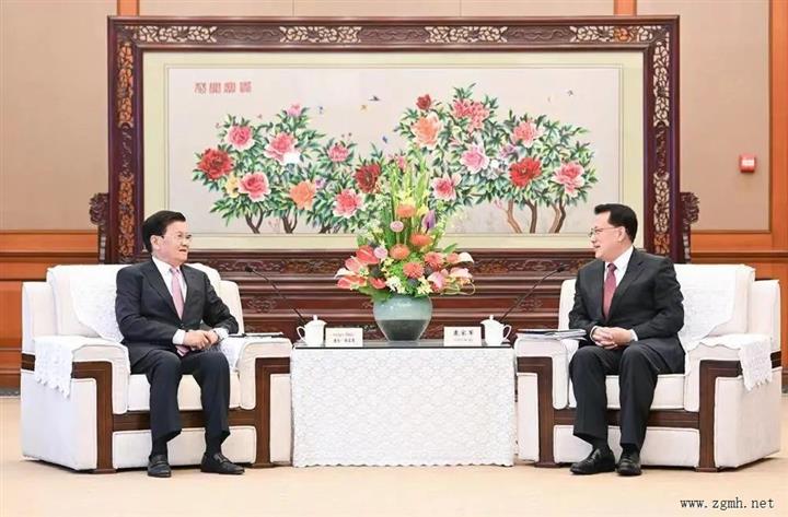 重庆市委书记会见老挝人革党中央总书记、国家主席通伦