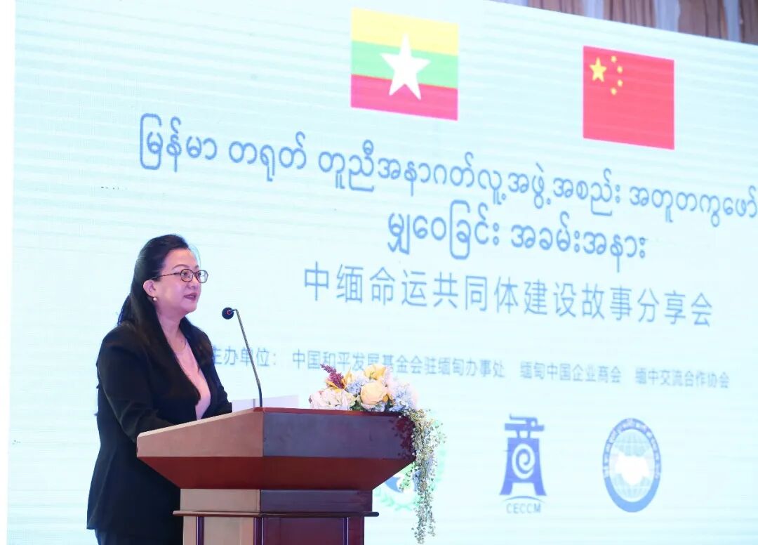 马珈大使出席中缅命运共同体建设故事分享会        